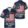 America 250th: We The People 1776 Distressed Flag Tropical Starburst Patriot Short-sleeve Hawaiian Shirt - 4
