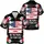 America 250th Anniversary Distressed Flag Fighter Jet 'We The People' Hibiscus Scroll Short-sleeve Hawaiian Shirt - 3