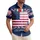 America 250th Anniversary Patriotic Hawaiian Flag Jets We The People Hibiscus Scrollwork Short-sleeve Hawaiian Shirt - 1