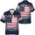America 250th Anniversary Patriotic Hawaiian Flag Jets We The People Hibiscus Scrollwork Short-sleeve Hawaiian Shirt - 3