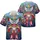 America 250th Commemorative Eagle Bow Liberty Bell Star Design Short-sleeve Hawaiian Shirt - 3