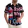 America 250th Birthday Patriotic Hawaiian Popsicle: Red White Cool, Stars & Stripes Cap Short-sleeve Hawaiian Shirt - 1