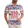 America 250th Birthday: 1776-2026 Patriotic Americana Tropical Folk Art Short-sleeve Hawaiian Shirt - 1