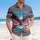 America 250th Bald Eagle Flag Lightning Commemorative 1776-2026 Short-sleeve Hawaiian Shirt - 4