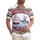 America 250th Liberty Celebration: Historic Ship & Navy Carrier - Patriotic Vintage Frame Short-sleeve Hawaiian Shirt - 1