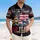 We The People 250th Anniversary Distressed Flag Ship Carrier 1776 Rugged Americana Short-sleeve Hawaiian Shirt - 4