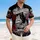 USA 250th Anniversary: Liberty Tall Ship Carrier Hawaiian Emblem 1776-2026 Short-sleeve Hawaiian Shirt - 4