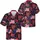 USA 250th Birthday Waving Flag Liberty Tropical Pattern Red Blue White Black Stars Confetti Short-sleeve Hawaiian Shirt - 3