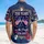 America 250th Anniversary Patriotic Vintage Emblem 'We the People' 1776-2026 Eagle Flags Tropical Short-sleeve Hawaiian Shirt - 5