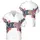 Patriotic America 250th Collegiate Wordmark Star Stripe Hibiscus Palm Short-sleeve Hawaiian Shirt - 3