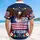 USA 250th Anniversary Eagle Flag Tropical Hibiscus Freedom Patriotic Motif Short-sleeve Hawaiian Shirt - 5