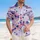 America 250th Anniversary Celebration: Hawaiian Flag Heart Stars Fireworks Banners 1776 Short-sleeve Hawaiian Shirt - 4