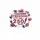 America 250th Anniversary Freedom: Teaching Freedom, Book & Torch, Hawaiian Patriotic Motif Short-sleeve Hawaiian Shirt - 1