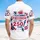 America 250th Anniversary Freedom: Teaching Freedom, Book & Torch, Hawaiian Patriotic Motif Short-sleeve Hawaiian Shirt - 6