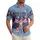 USA 250th 1776 Patriotic Hawaiian Bow Firecracker Americana Design Short-sleeve Hawaiian Shirt - 1