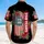 USA 250th Birthday Patriotic Hawaiian Distressed Flag 1776 Grunge Stars Design Short-sleeve Hawaiian Shirt - 5