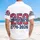 America's 250th Birthday 1776-2026 Patriotic Hawaiian Hibiscus Star Laurel Short-sleeve Hawaiian Shirt - 5