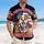 America 250th Commemorative: Patriotic Dog, Statue of Liberty, Eagle Flag Emblem Short-sleeve Hawaiian Shirt - 4