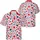 USA 250th Anniversary Patriotic Hawaiian All-Over Red Blue Star Scatter Textile Short-sleeve Hawaiian Shirt - 3