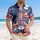America 250th Anniversary Uncle Sam Hawaiian Eagle Monster Truck Design Est. 1776 Short-sleeve Hawaiian Shirt - 4