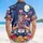 America 250th Anniversary Uncle Sam Hawaiian Eagle Monster Truck Design Est. 1776 Short-sleeve Hawaiian Shirt - 5