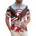 America 250th Eagle Hibiscus Flag: 1776-2026 USA Years Floral Design Short-sleeve Hawaiian Shirt - 1