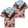 America 250th Eagle Hibiscus Flag: 1776-2026 USA Years Floral Design Short-sleeve Hawaiian Shirt - 3