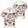 America 250th Anniversary: Loves Jesus & America Too Hawaiian Floral Star Motif Short-sleeve Hawaiian Shirt - 3