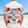 America 250th Anniversary: Loves Jesus & America Too Hawaiian Floral Star Motif Short-sleeve Hawaiian Shirt - 5
