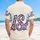 USA 250th Anniversary Patriotic Cursive Wildflower Navy Stitch Sky Bows Short-sleeve Hawaiian Shirt - 5