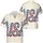 USA 250th Anniversary Patriotic Cursive Wildflower Navy Stitch Sky Bows Short-sleeve Hawaiian Shirt - 3