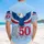 America 250th Anniversary Eagle: Spread Wings, Gem Red White Blue Silver 250 Emblem Short-sleeve Hawaiian Shirt - 5