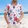 America 250th 1776 Anniversary Patriotic Hawaiian Red White Blue Confetti Star Design Short-sleeve Hawaiian Shirt - 4