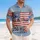 America 250th Anniversary: Distressed Flag 1776 'We The People' Hibiscus Palm Leaf 2026 Short-sleeve Hawaiian Shirt - 4