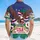 USA 250th Anniversary Bald Eagle American Flag Tropical Patriotic 1776-2026 Short-sleeve Hawaiian Shirt - 5