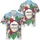 America 250th Anniversary EST 1776 Patriotic Scroll Stars Stripes Hibiscus Design Short-sleeve Hawaiian Shirt - 3