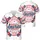 USA 250th Anniversary Emblem: Patriotic Freedom Hibiscus & Eagle Design Short-sleeve Hawaiian Shirt - 3