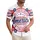 USA 250th Anniversary Emblem: Patriotic Freedom Hibiscus & Eagle Design Short-sleeve Hawaiian Shirt - 1