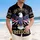 USA 250th Birthday Eagle Flag Wings Lightning Freedom 1776 2026 Short-sleeve Hawaiian Shirt - 4
