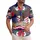 American Patriot 250th Anniversary: Bald Eagle Flag & Tropical Hibiscus, 1776-2026 Short-sleeve Hawaiian Shirt - 1