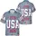America 250th Anniversary Patriotic Hawaiian 1776 USA 2026 Flag Star Design, Blue Jean Background Short-sleeve Hawaiian Shirt - 3