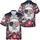 America 250th Patriotic Eagle Aviator Flag Lens Sunglasses Tropical Hibiscus Short-sleeve Hawaiian Shirt - 3