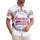 America 250th Anniversary Patriotic Emblem: Land of Free, Brave – Est. 1776 Hibiscus Palm Short-sleeve Hawaiian Shirt - 1