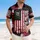Patriotic American USA 250th Anniversary 1776 Distressed Flag We the People Tropical Short-sleeve Hawaiian Shirt - 4