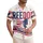America 250th Freedom Stars Banner 1776 2026 Patriotic Stripes Tropical Motif Short-sleeve Hawaiian Shirt - 1