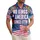 America's 250th Semiquincentennial: No Kings 1776 Flag Crown Tropical Patriotism Short-sleeve Hawaiian Shirt - 1