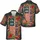 America 250th Anniversary Vintage Flag 1776 Palm Hibiscus Scrollwork Short-sleeve Hawaiian Shirt - 3