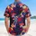 America 250th Patriotic Hawaiian Modern Sporting Rifle Flag Hibiscus Plumeria Starfield Short-sleeve Hawaiian Shirt - 5
