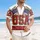 USA 250th Anniversary Patriotic Collegiate Flags 1776-2026 Gold Star Commemoration Short-sleeve Hawaiian Shirt - 4