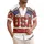 USA 250th Anniversary Patriotic Collegiate Flags 1776-2026 Gold Star Commemoration Short-sleeve Hawaiian Shirt - 1